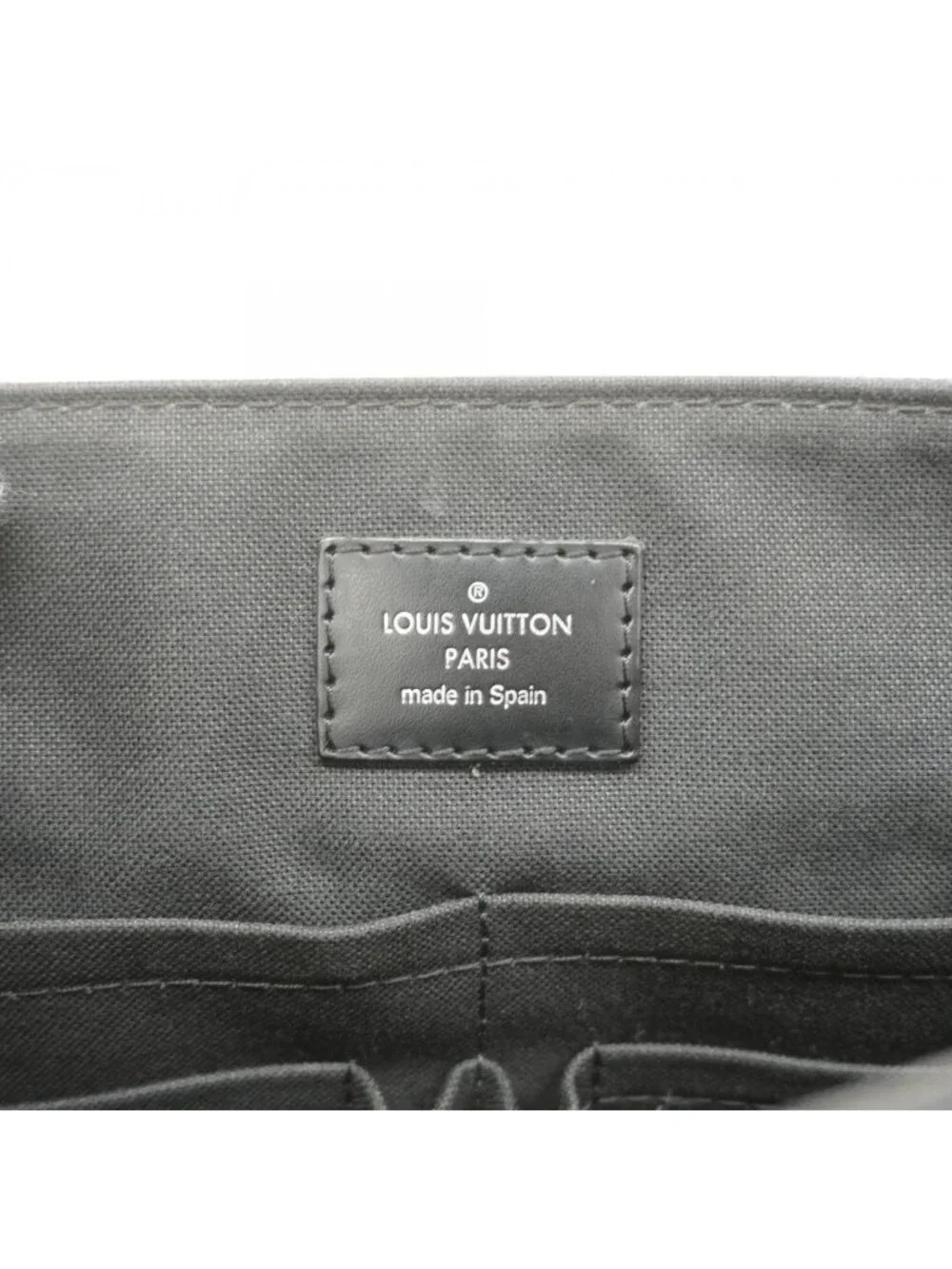 Louis Vuitton Shoulder Bag Damier Graphite District MM Gray Black
